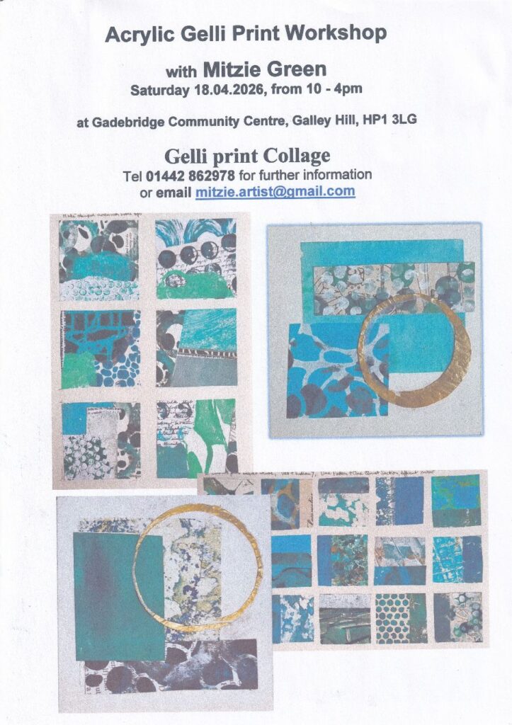 Gelli Print collage workshop