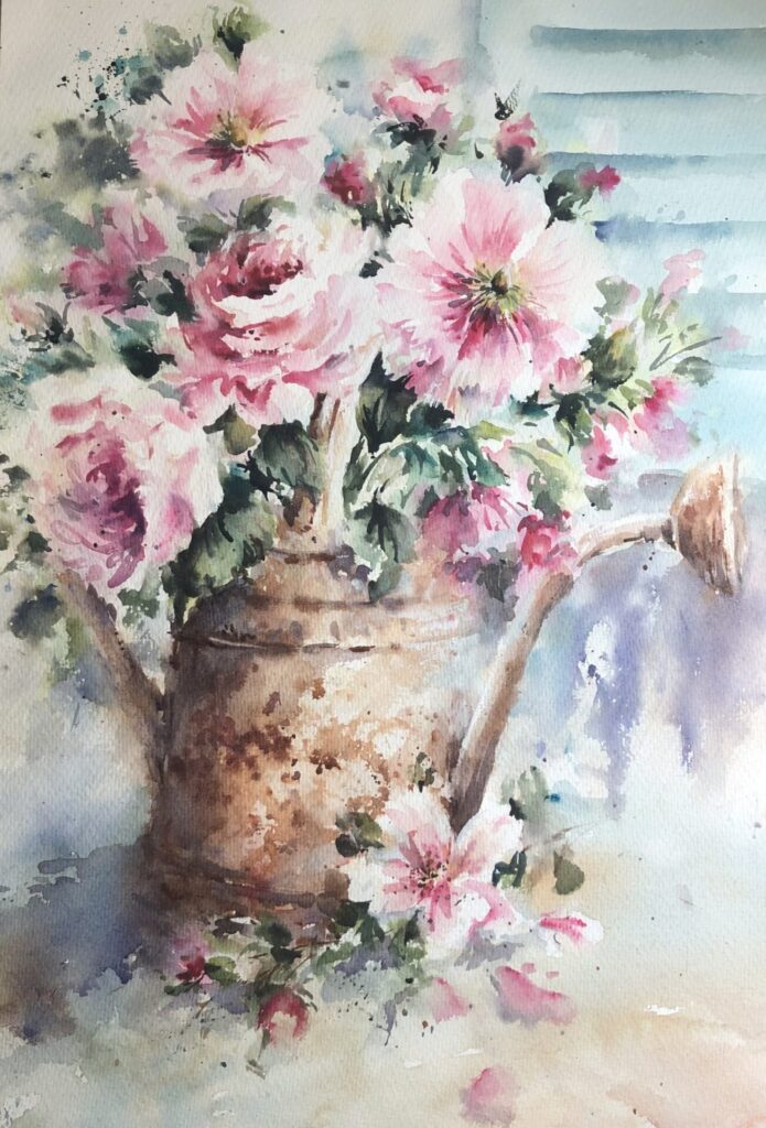 WATERCOLOUR PAINTING WORKSHOP- In the Pink
